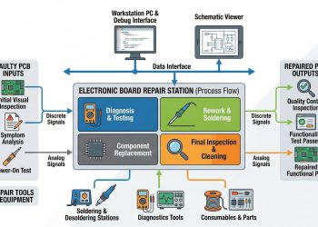 Elektronik kart tamiri - komponent seviyesi onarım
