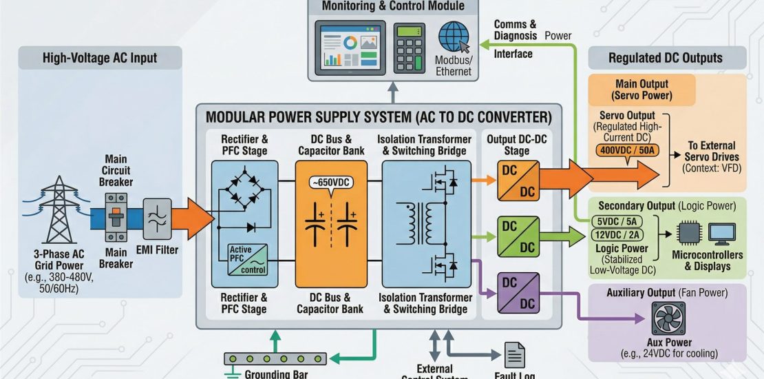Endüstriyel güç kaynağı tamiri ve servisi