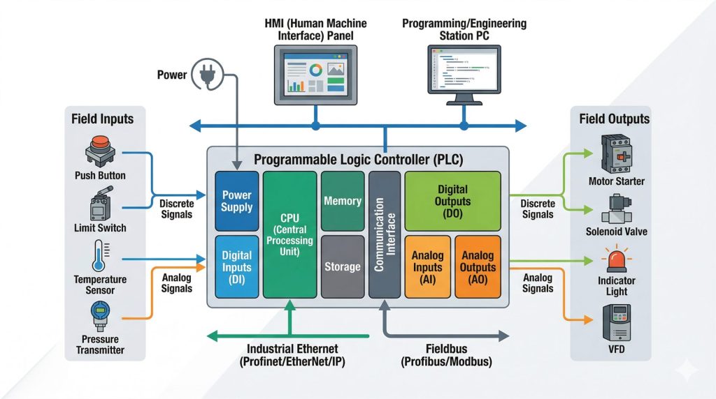 PLC modül tamiri - endüstriyel otomasyon servisi