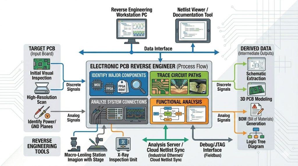 Tersine mühendislik ile elektronik kart analizi